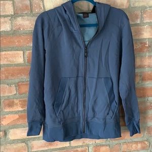 Blue Black Diamond wool/nylon Hoodie sz M